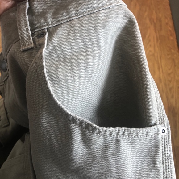 Wrangler Workwear Rigg Five Pocket Light Brown Tan Carpenter Work Pants - Picture 7 of 12